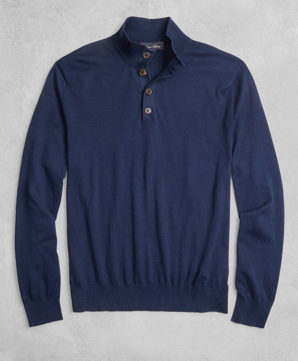 Brooks Brothers Men Golden Fleece® 3-D Knit Henley