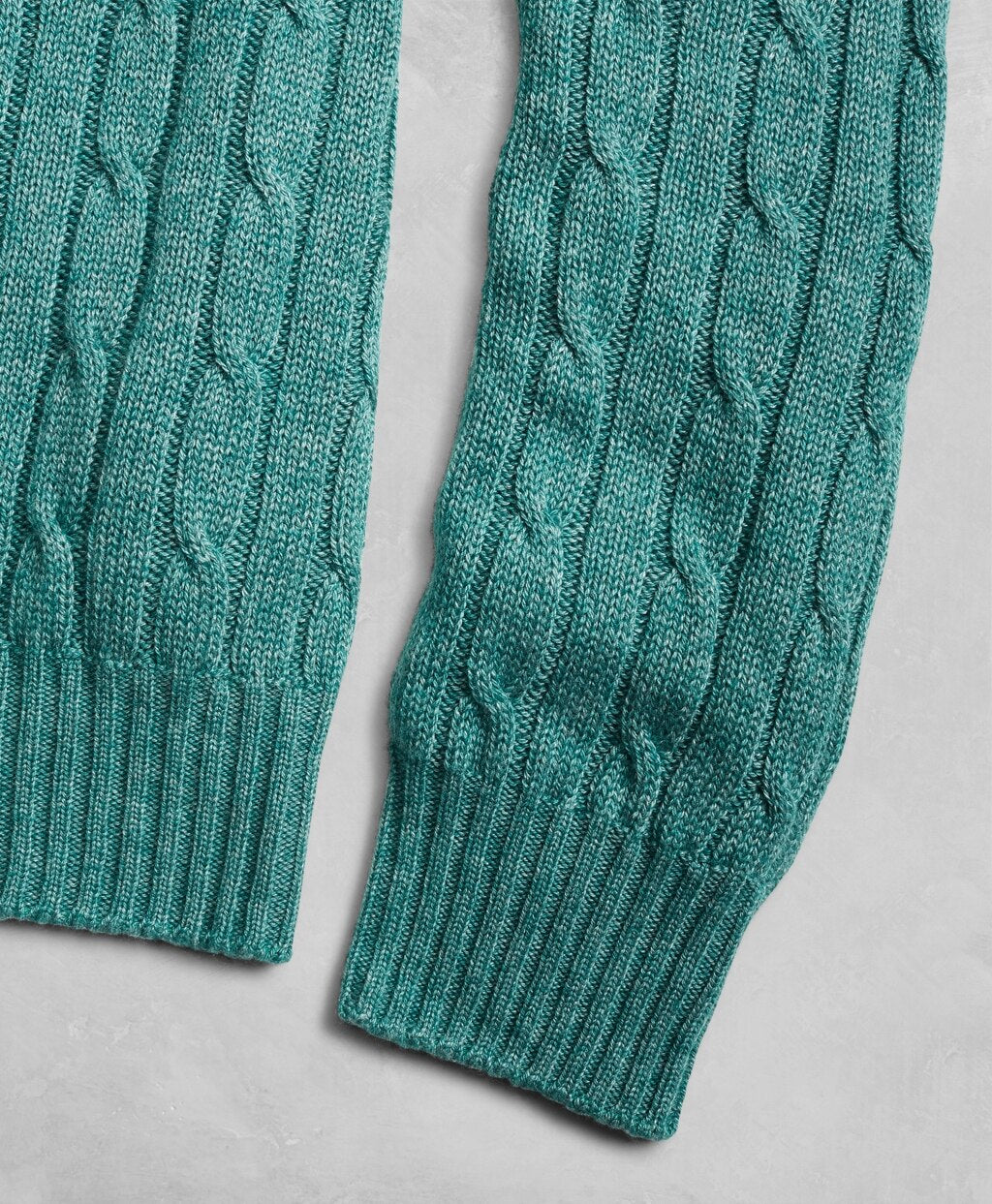 Brooks Brothers Men Golden Fleece® 3-D Knit Cable Crewneck Sweater
