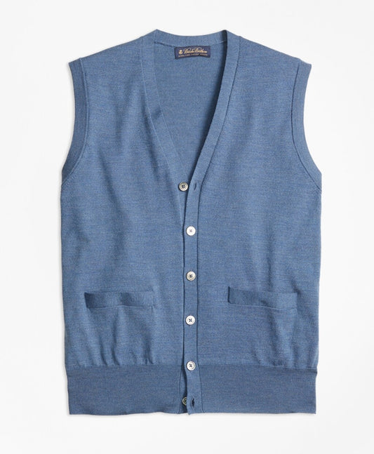 Brooks Brothers Men BrooksTech™ Merino Wool Button-Front Vest