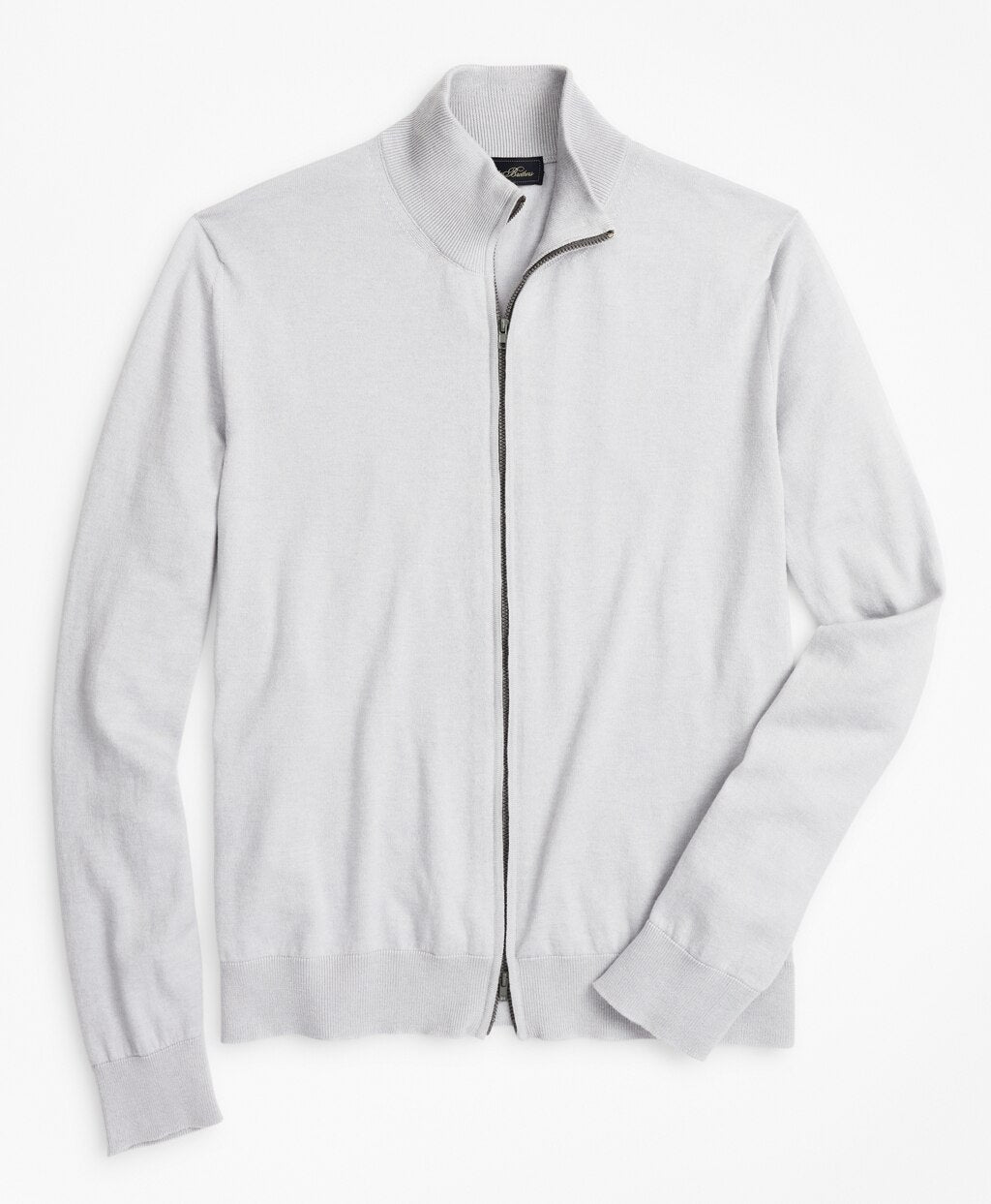 Brooks Brothers Men Golden Fleece® 3-D Knit Full-Zip Sweater