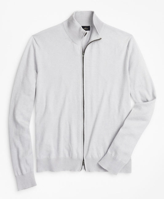 Brooks Brothers Men Golden Fleece® 3-D Knit Full-Zip Sweater