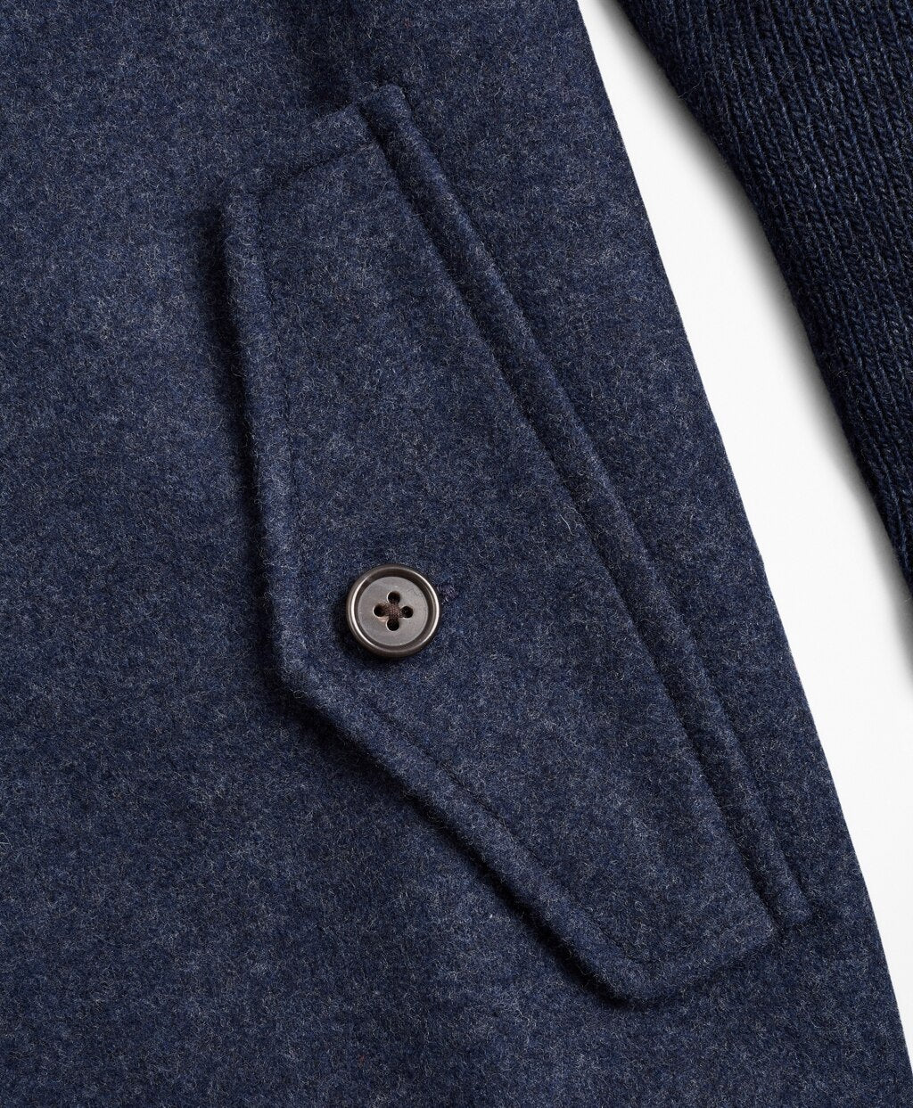Brooks Brothers Men Golden Fleece® Wool Zip-Up Sweater Jacket