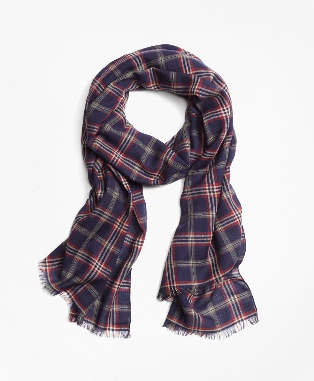 Brooks Brothers Men Tartan Scarf