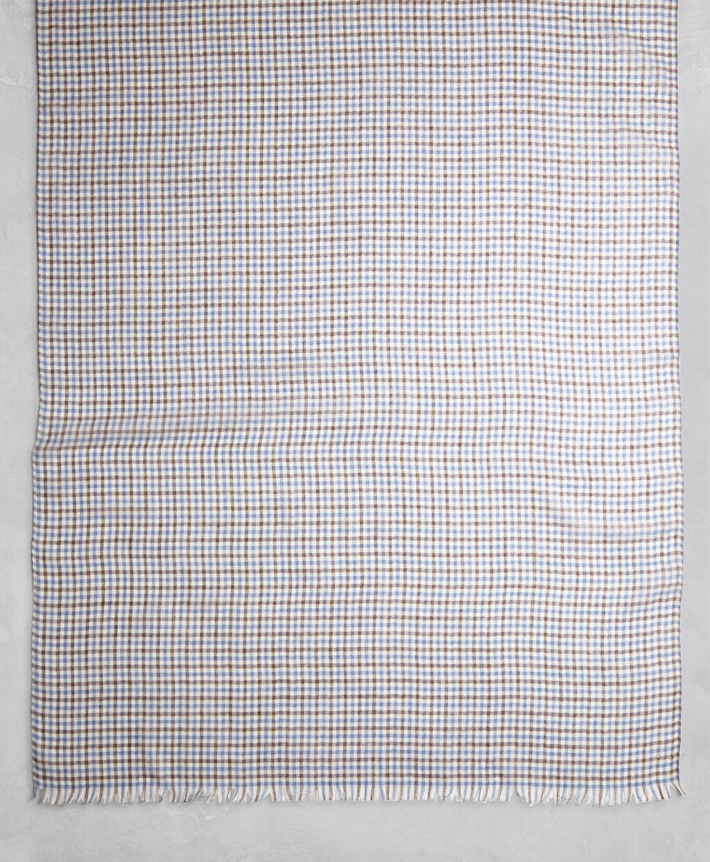 Brooks Brothers Men Golden Fleece® Cashmere Silk Gingham Scarf
