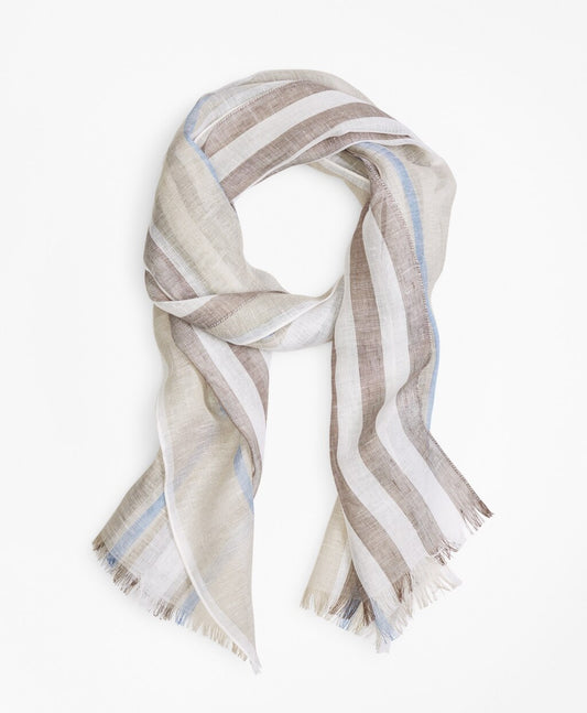 Brooks Brothers Men Tonal Stripe Scarf