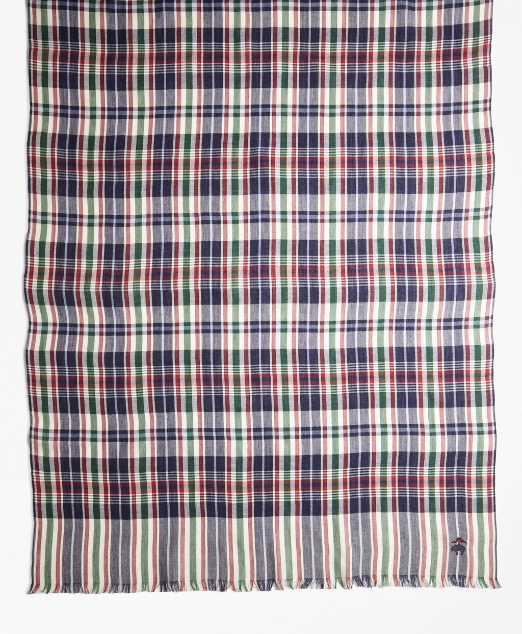 Brooks Brothers Men Madras Scarf