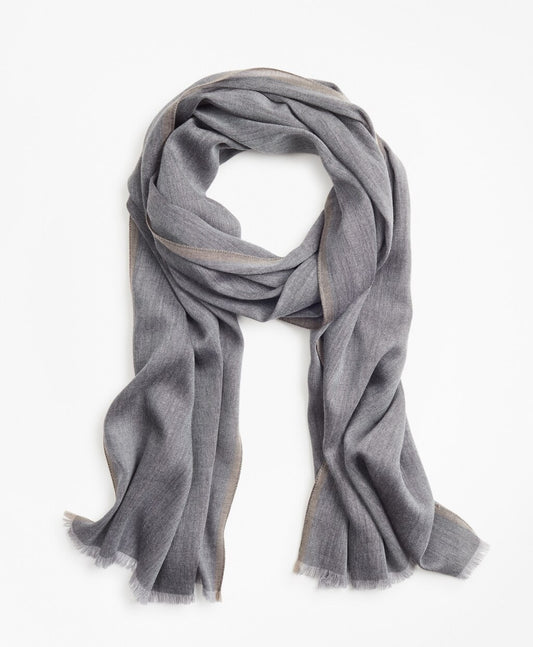 Brooks Brothers Men Wool Blend Scarf