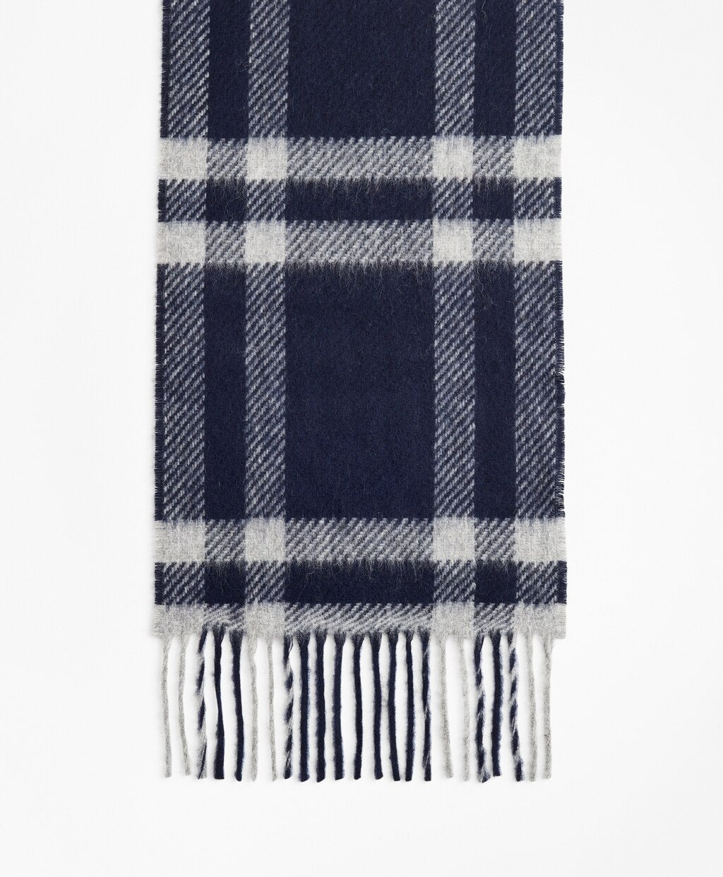 Brooks Brothers Men Navy Tartan Scarf
