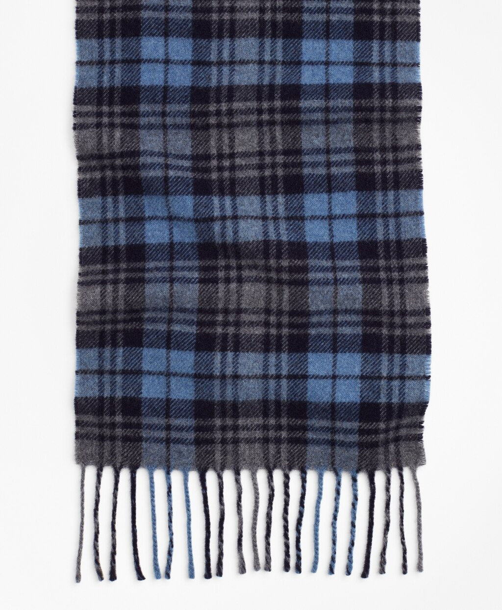 Brooks Brothers Men Wool Tartan Scarf