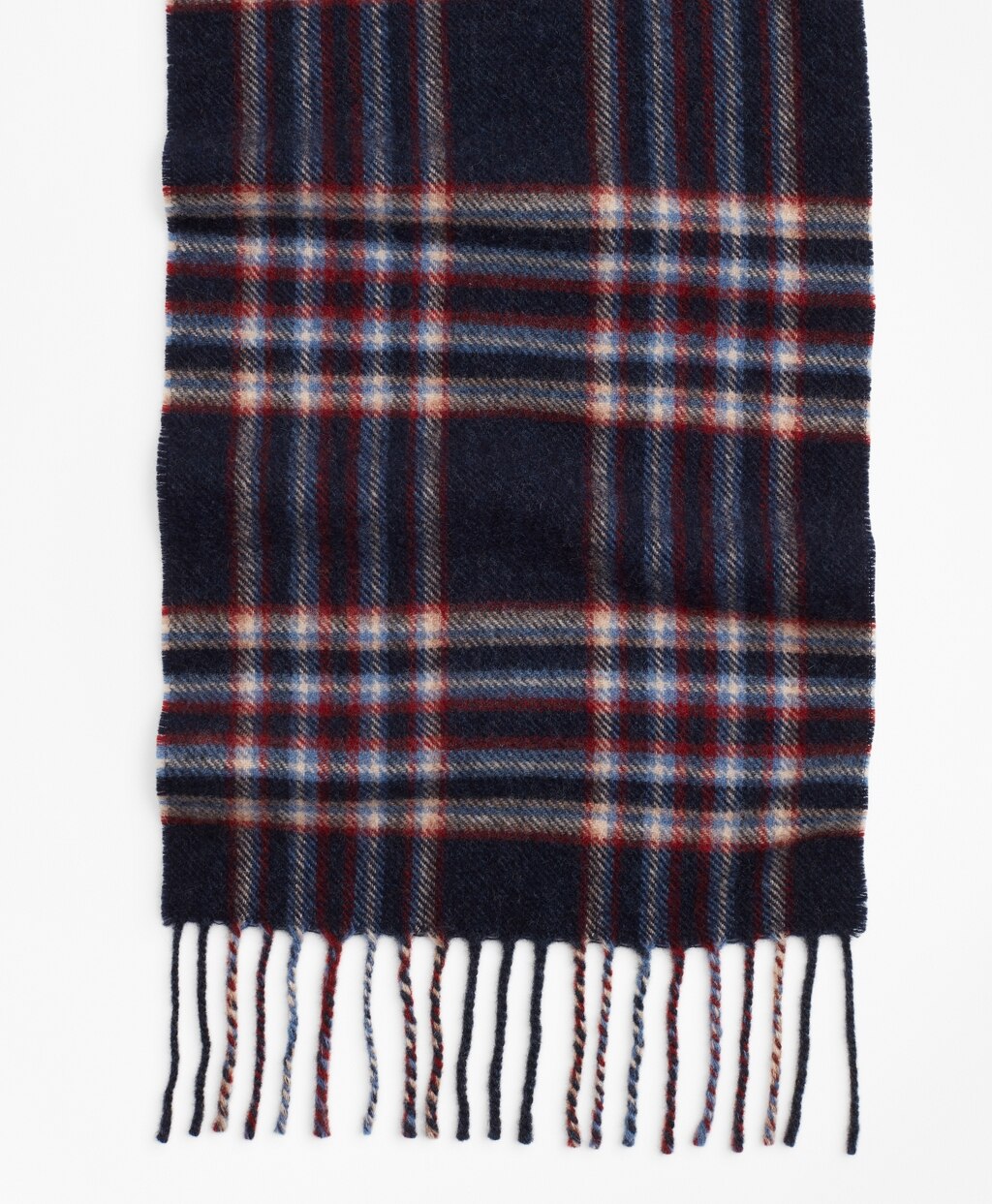 Brooks Brothers Men Wool Tartan Scarf