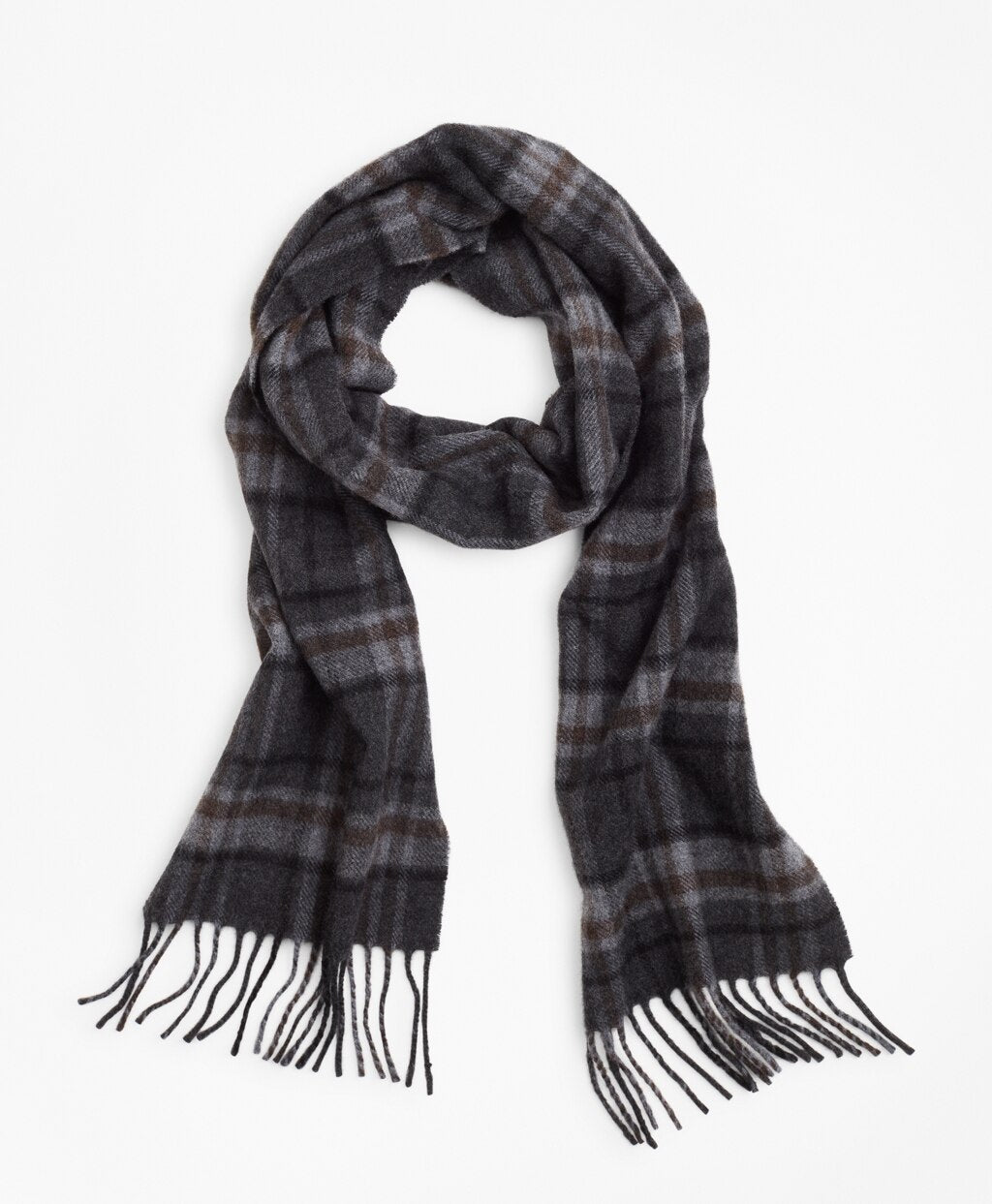 Brooks Brothers Men Wool Tartan Scarf