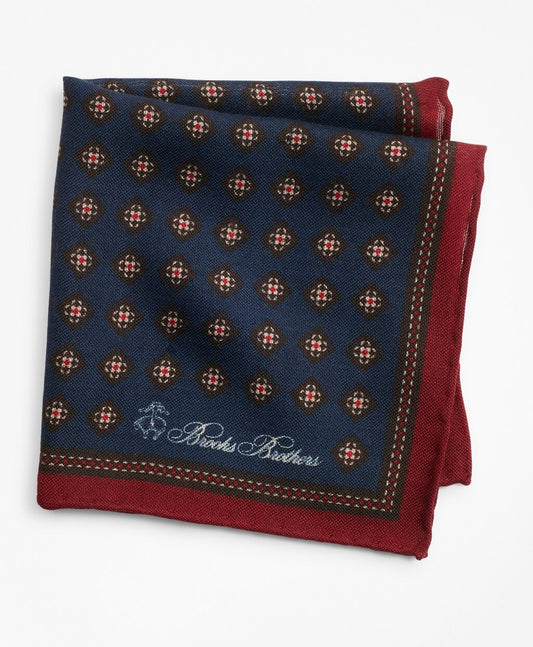 Brooks Brothers Men Golden Fleece® Square Flower Pocket Square
