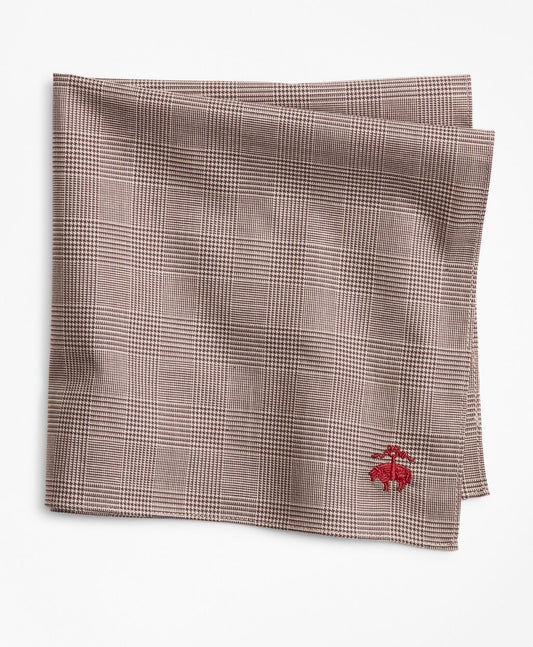 Brooks Brothers Men Glen Plaid Pocket Square