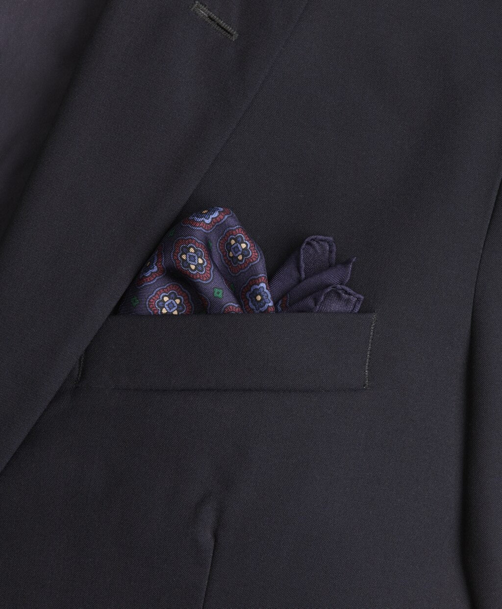 Brooks Brothers Men Multi-Square Medallion Pocket Square