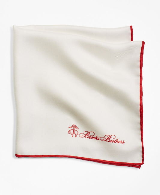 Brooks Brothers Men Edge Framed Pocket Square