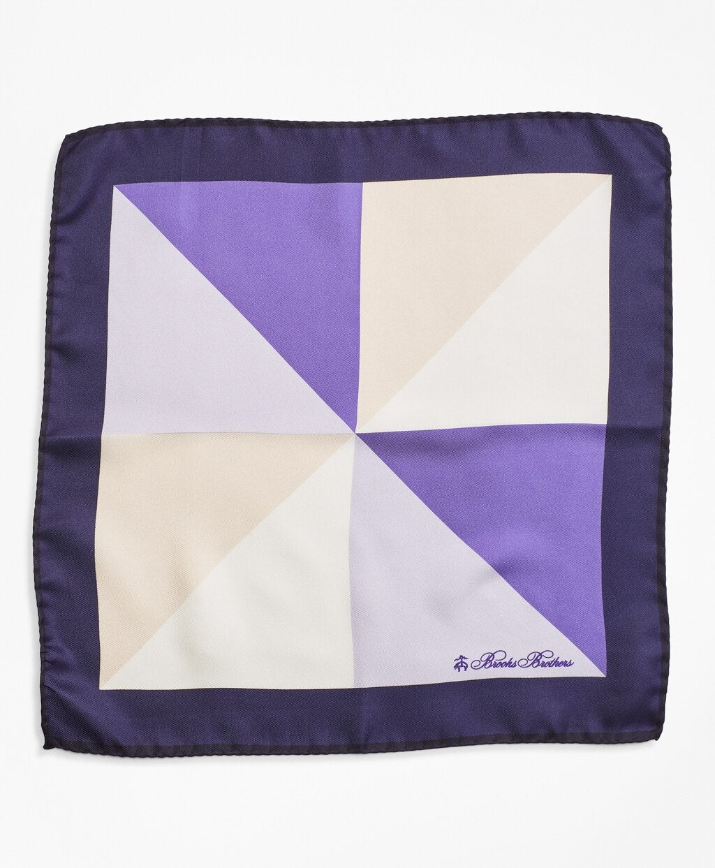 Brooks Brothers Men Color-Block Pocket Square