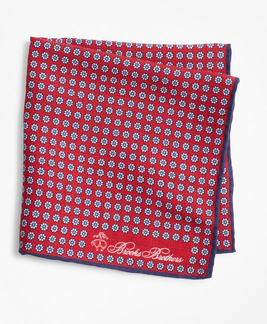 Brooks Brothers Men Floral Pocket Square