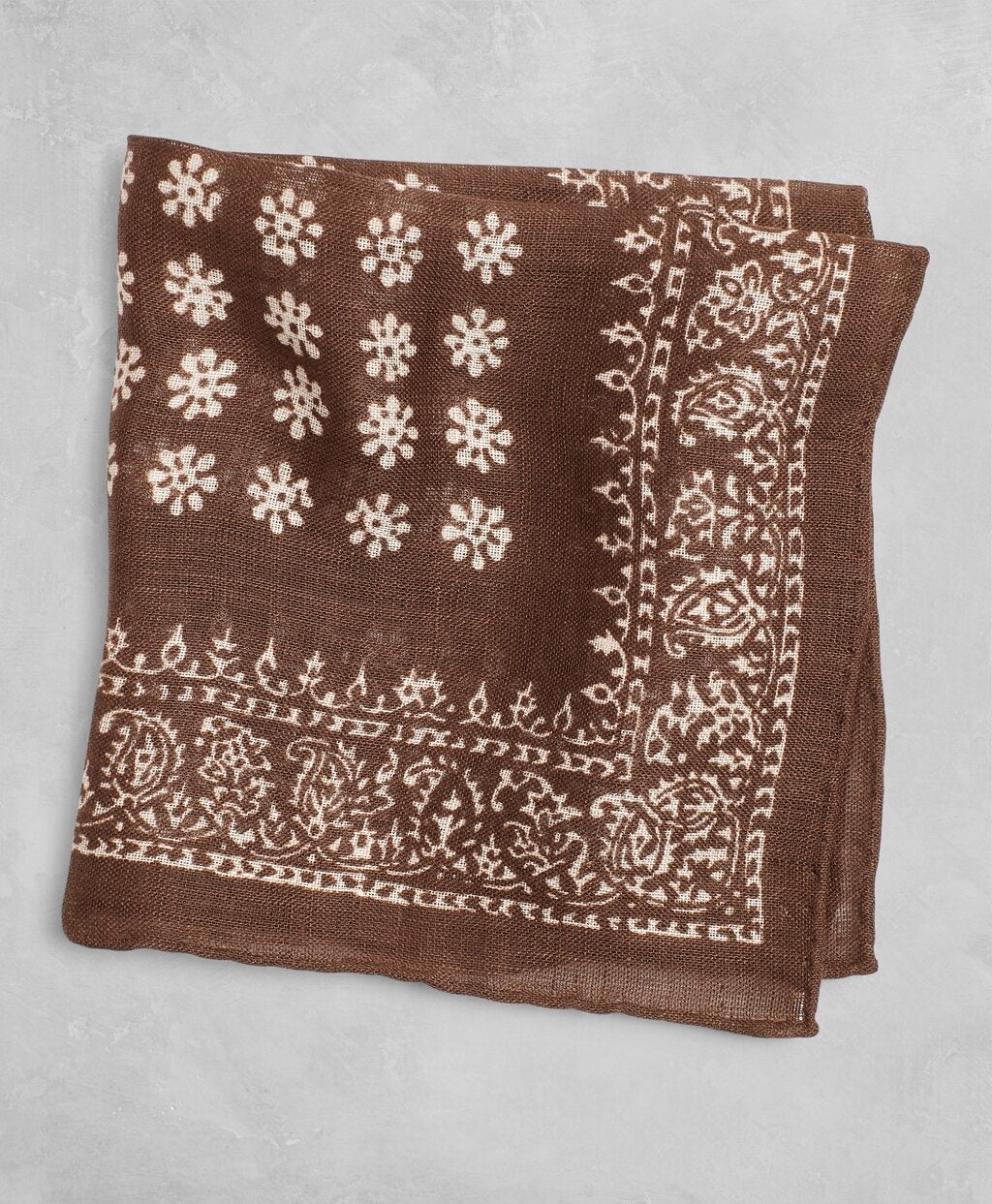 Brooks Brothers Men Golden Fleece® Linen Pocket Square