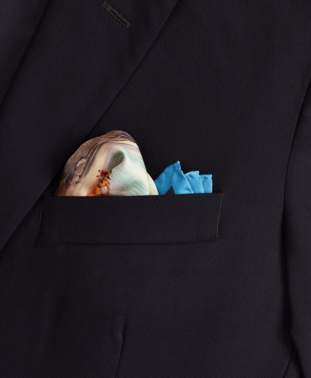 Brooks Brothers Men Limited Edition Archival Collection Spring 1984 Silk Pocket Square