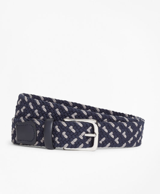 Brooks Brothers Men Braided Stretch Belt