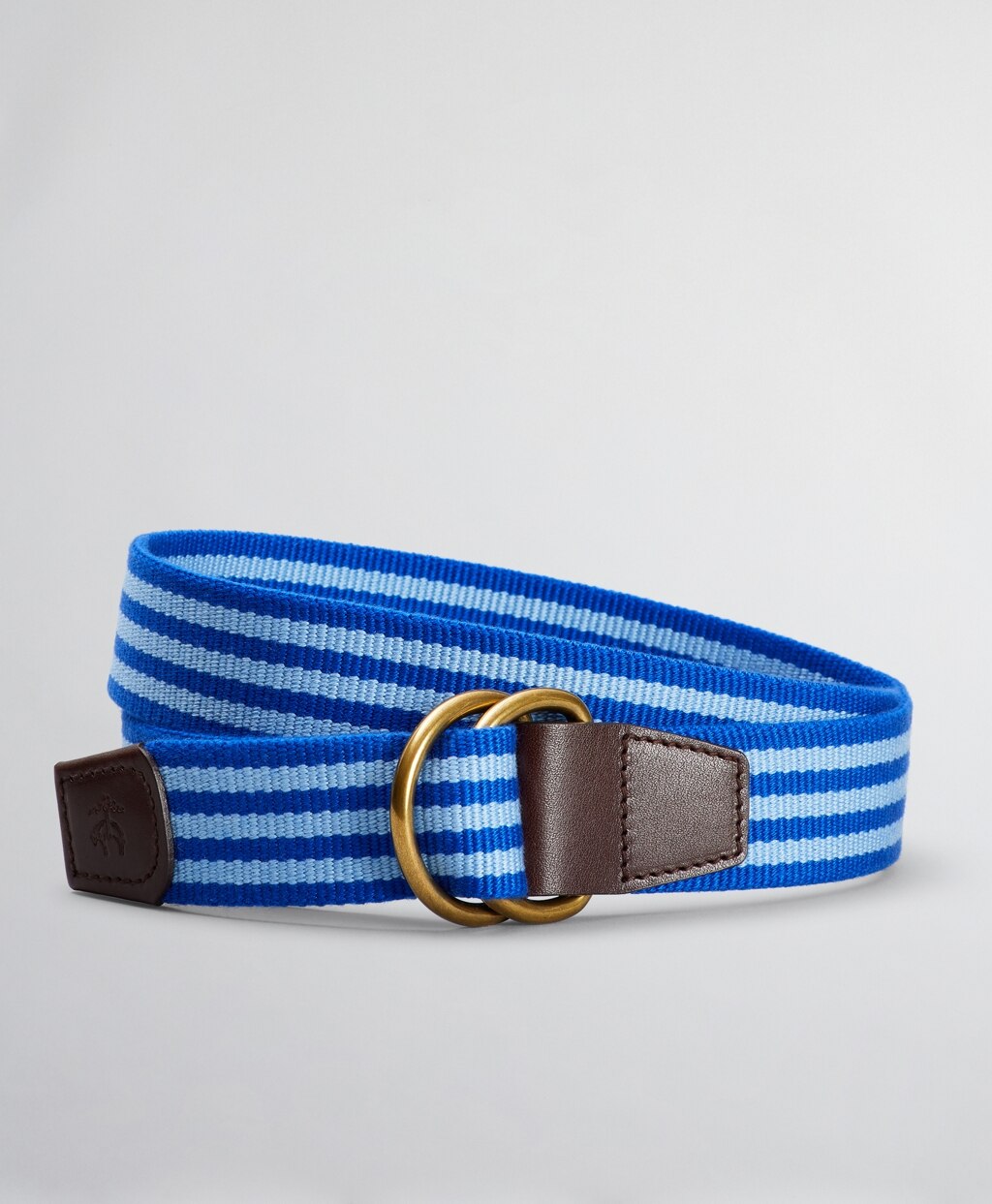 Brooks Brothers Men Woven Stripe Belt