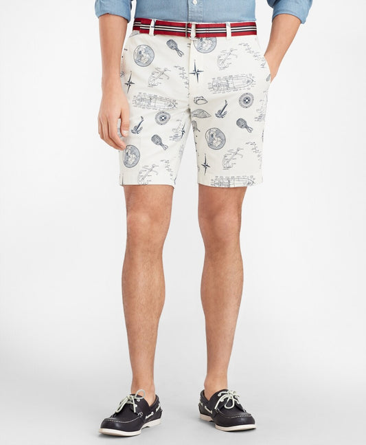 Brooks Brothers Men Nautical Print Shorts