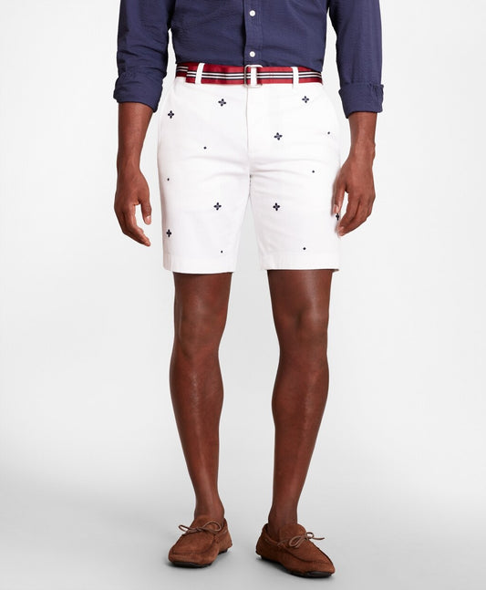 Brooks Brothers Men Foulard Embroidered Shorts