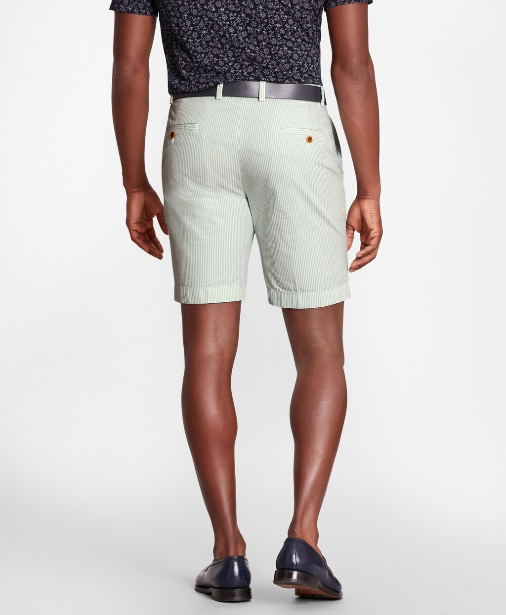 Brooks Brothers Men Stripe Seersucker Shorts
