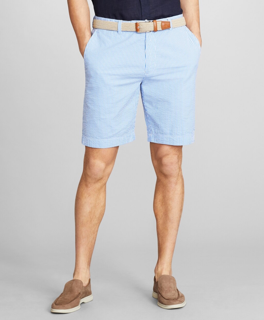 Brooks Brothers Men Stripe Seersucker Shorts