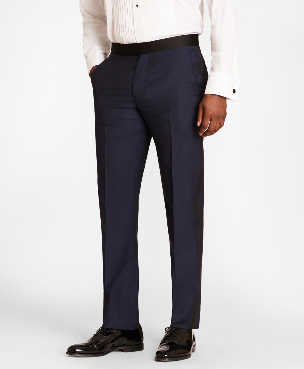 Brooks Brothers Men Regent Fit One-Button Navy Tuxedo