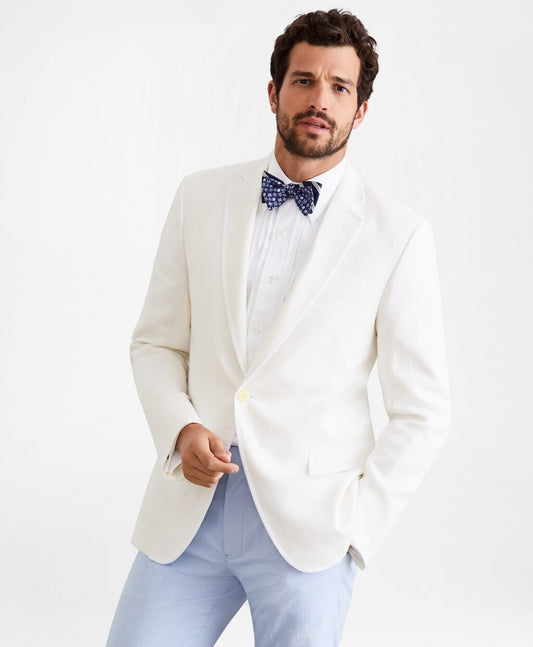 Brooks Brothers Men Regent Fit Linen Tuxedo Jacket