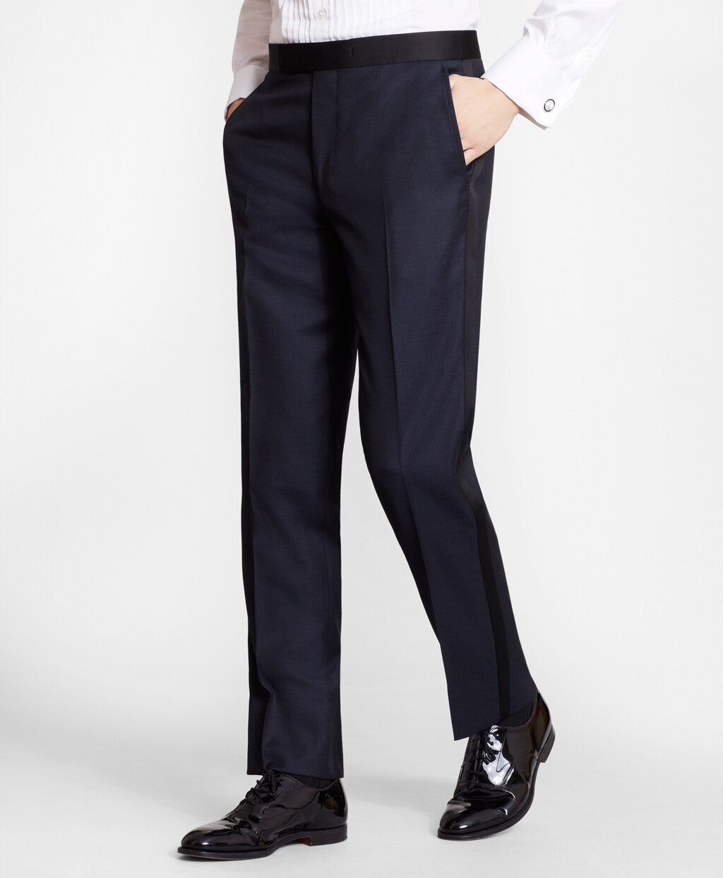 Brooks Brothers Men Regent Fit Small Dot 1818 Tuxedo