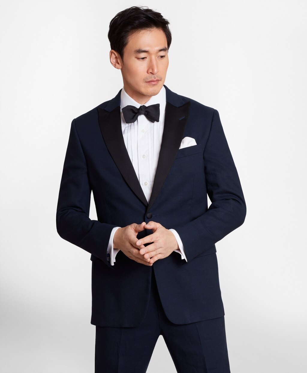 Brooks Brothers Men Regent Fit Linen Tuxedo
