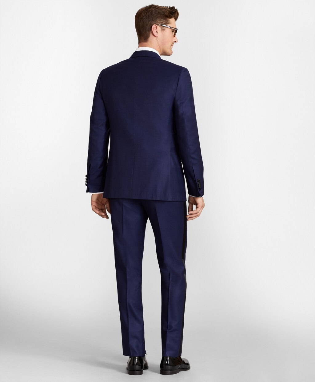 Brooks Brothers Men Regent Fit One-Button Navy 1818 Tuxedo