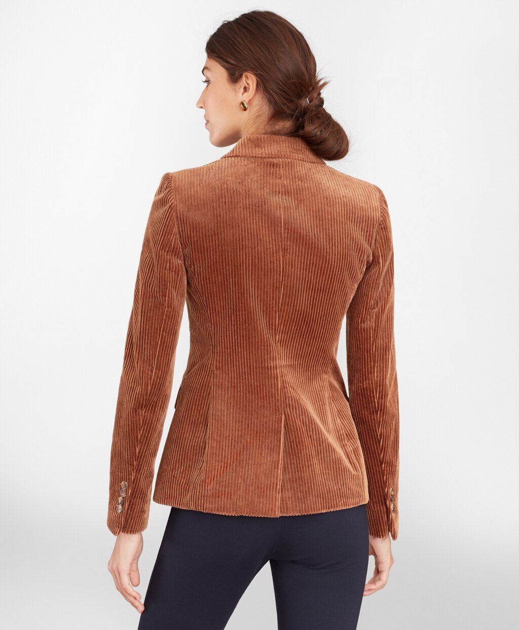 Brooks Brothers Women Petite Cotton Corduroy Jacket