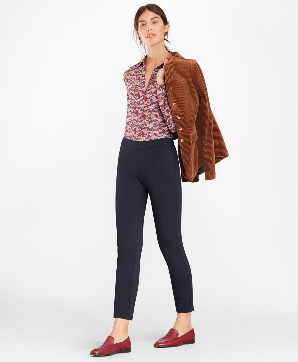 Brooks Brothers Women Petite Cotton Corduroy Jacket
