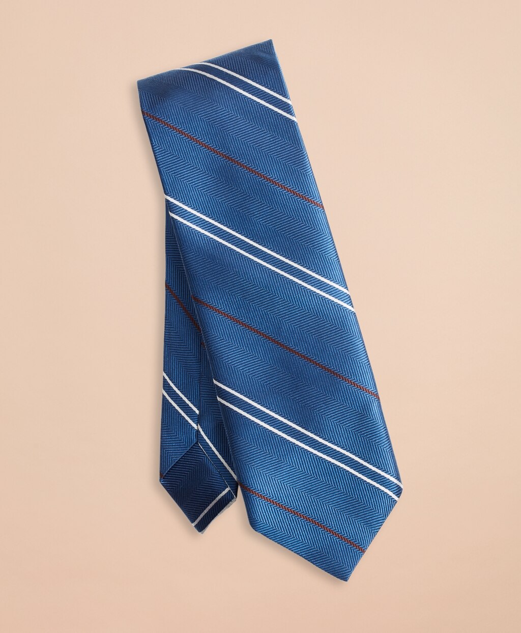 Brooks Brothers Men Twill Stripe Silk Tie