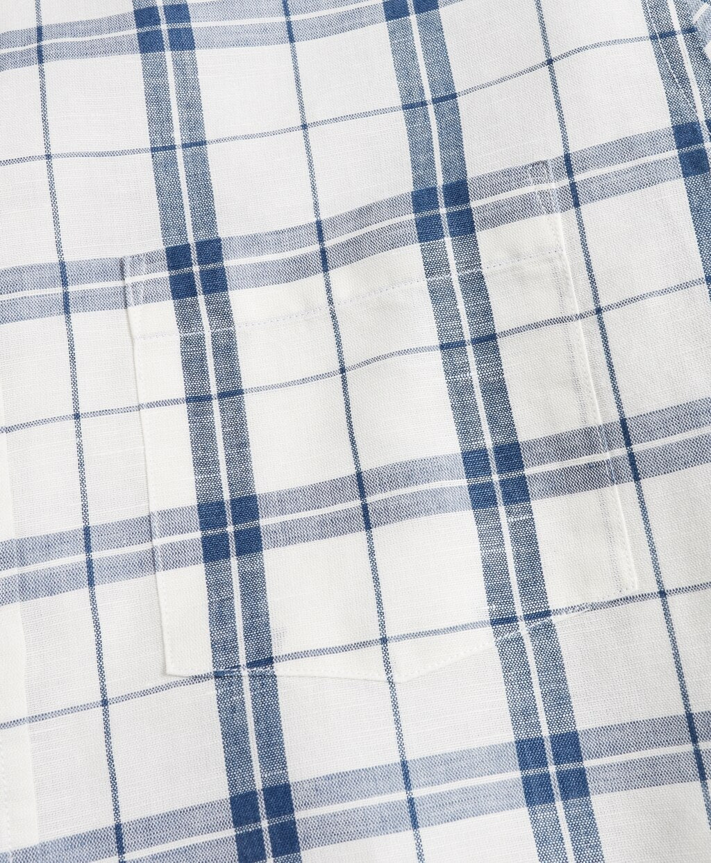 Brooks Brothers Men Plaid Linen-Blend Sport Shirt