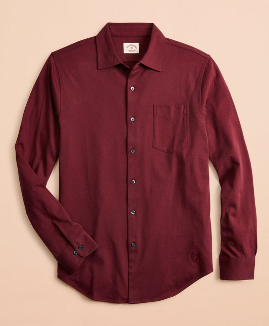 Brooks Brothers Men Lightweight Cotton Jersey Shirt