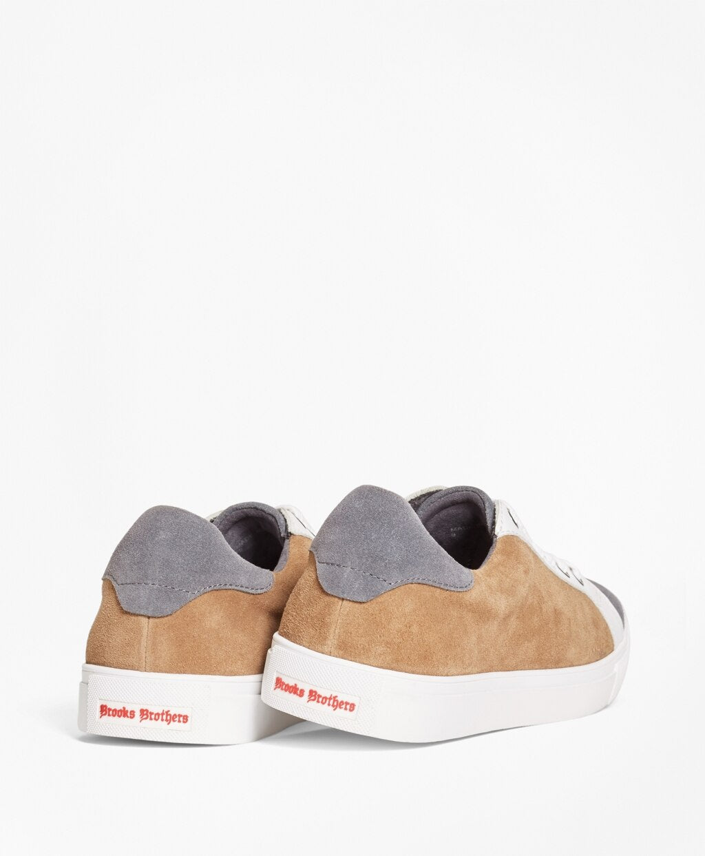 Brooks Brothers Men Color-Block Suede Sneakers
