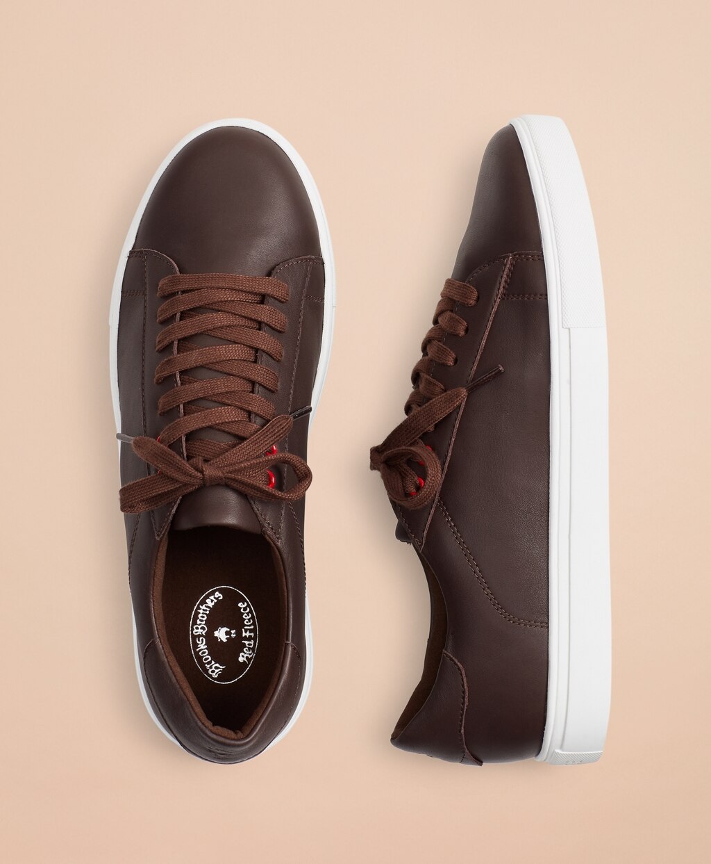 Brooks Brothers Men Leather Sneakers