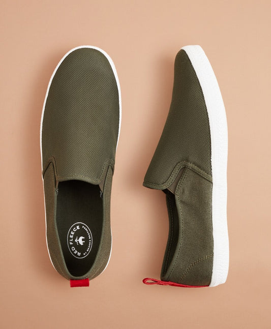 Brooks Brothers Men Canvas Slip-On Sneakers