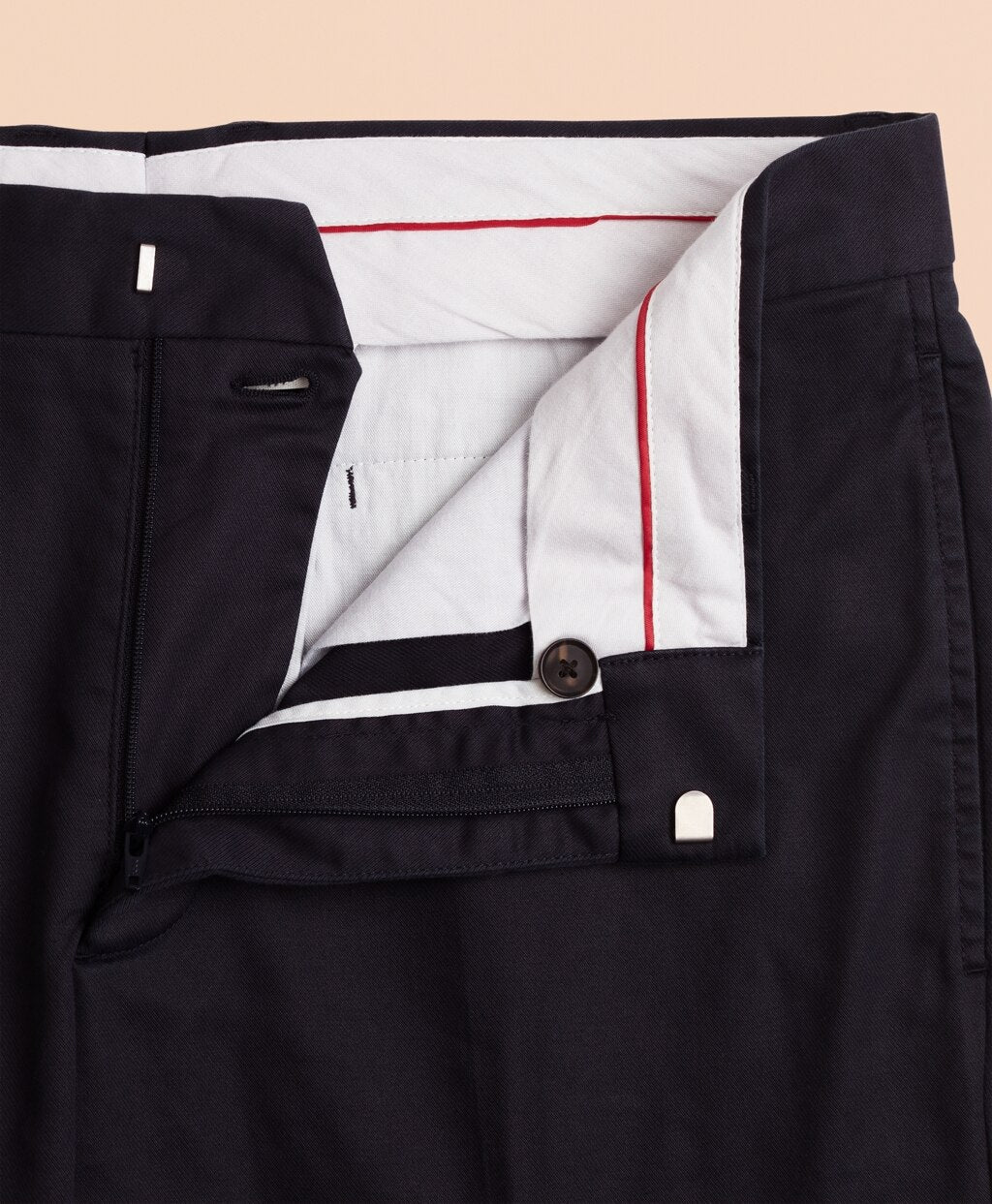 Brooks Brothers Men Stretch Cotton Twill Trousers
