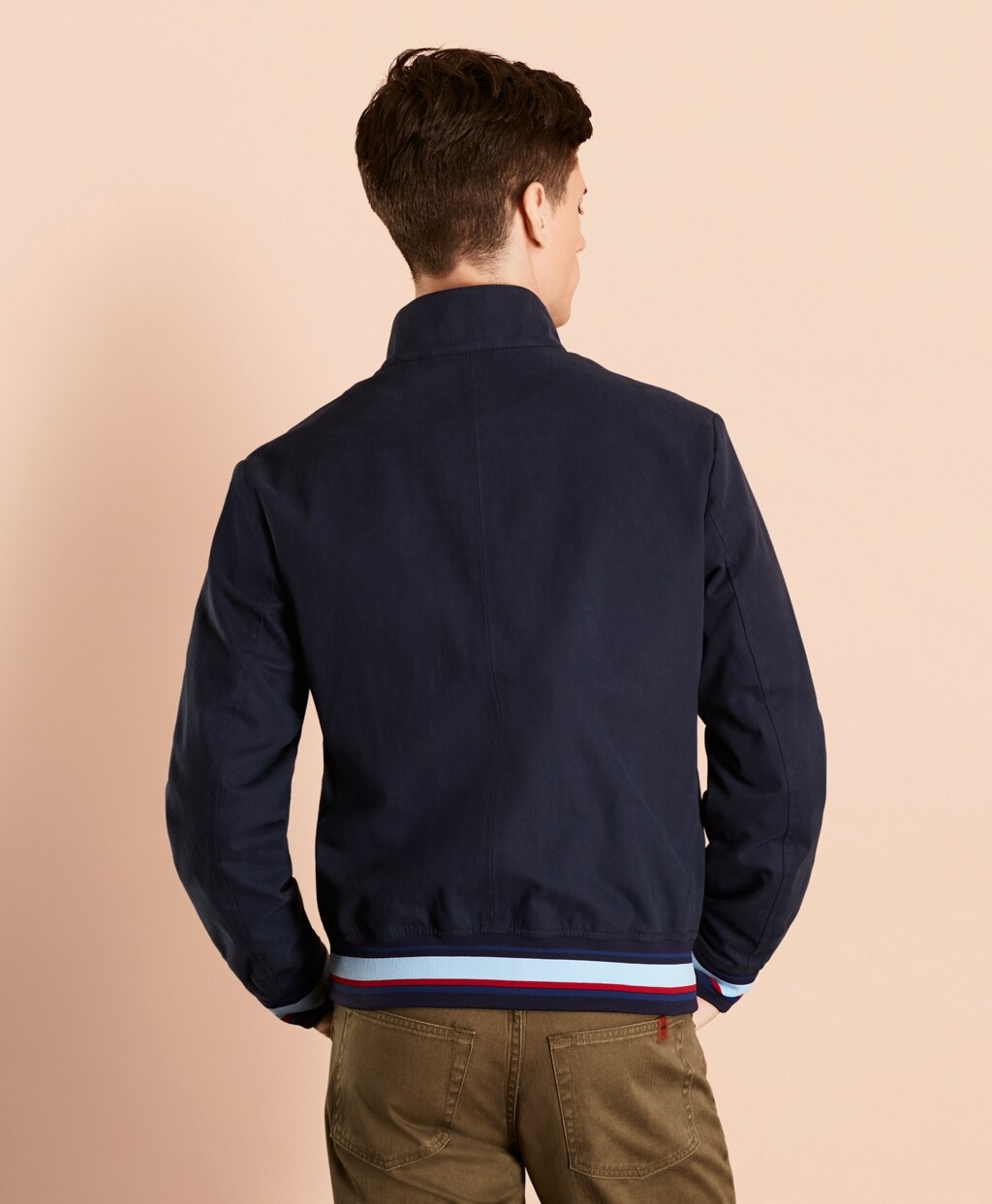 Brooks Brothers Men Water-Resistant Harrington Jacket