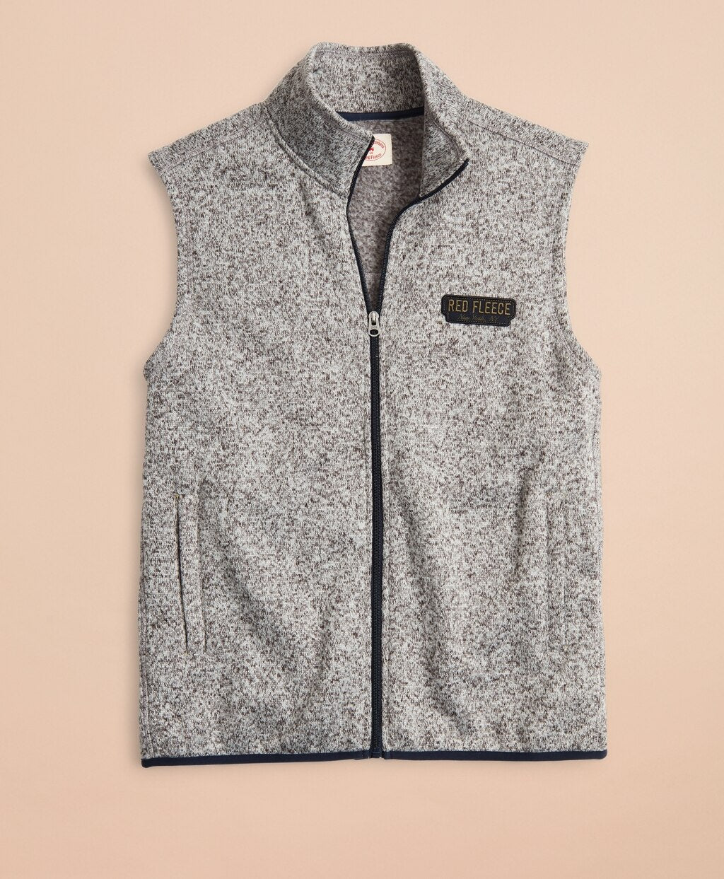Brooks Brothers Men Zip-Up Fleece Sweater Vest