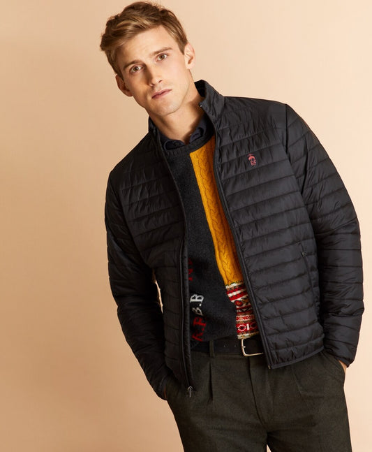 Brooks Brothers Men Water-Resistant Puffer Jacket