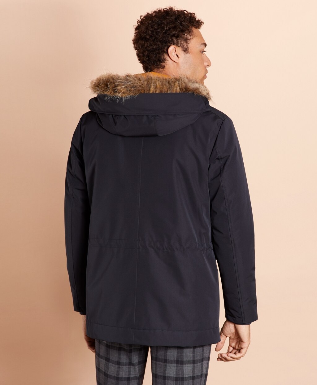 Brooks Brothers Men Water-Resistant Parka