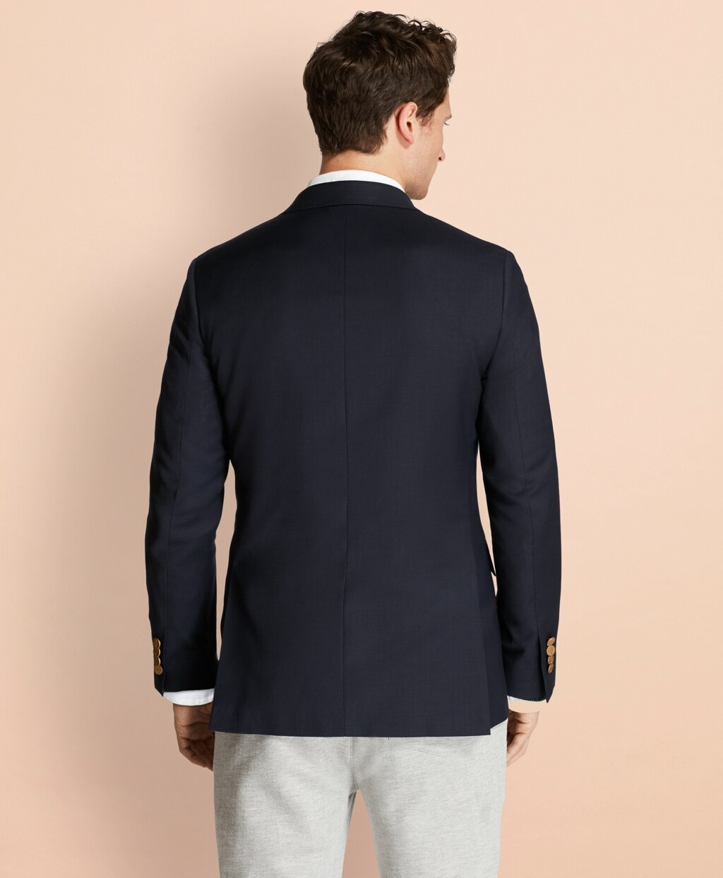Brooks Brothers Men Stretch Wool Twill Blazer