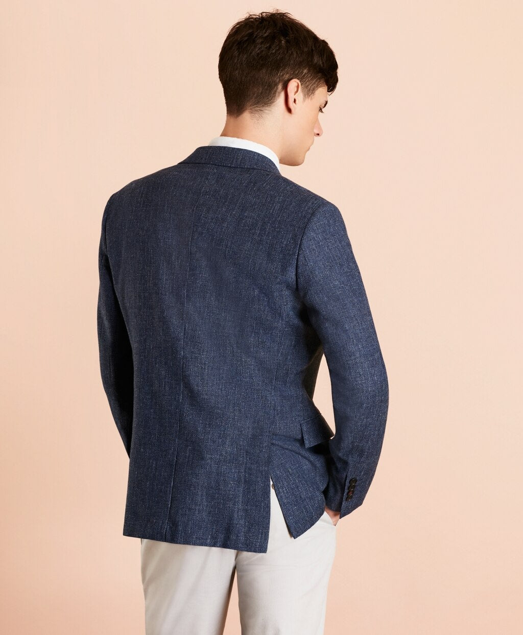 Brooks Brothers Men Wool-Blend Two-Button Sport Coat