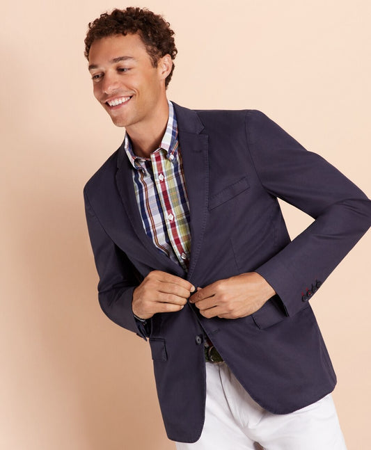 Brooks Brothers Men Stretch Cotton Twill Sport Coat